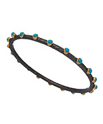 Athena Designs Thin Stone Bangle